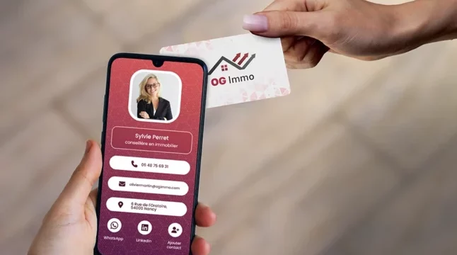 Carte de visite électronique