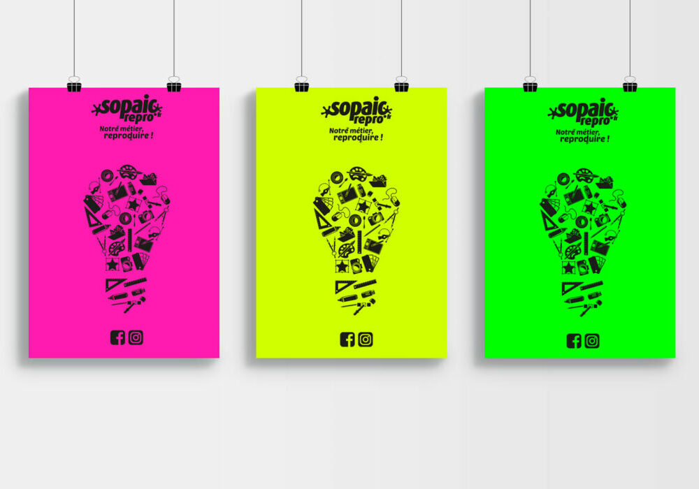 Affiche fluo