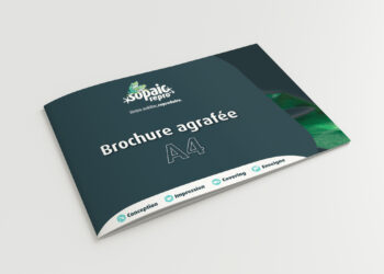 Brochure agrafée