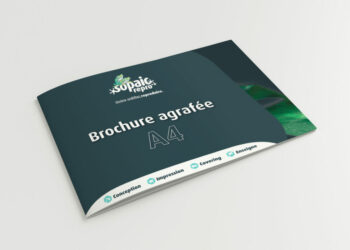 Brochure agrafée