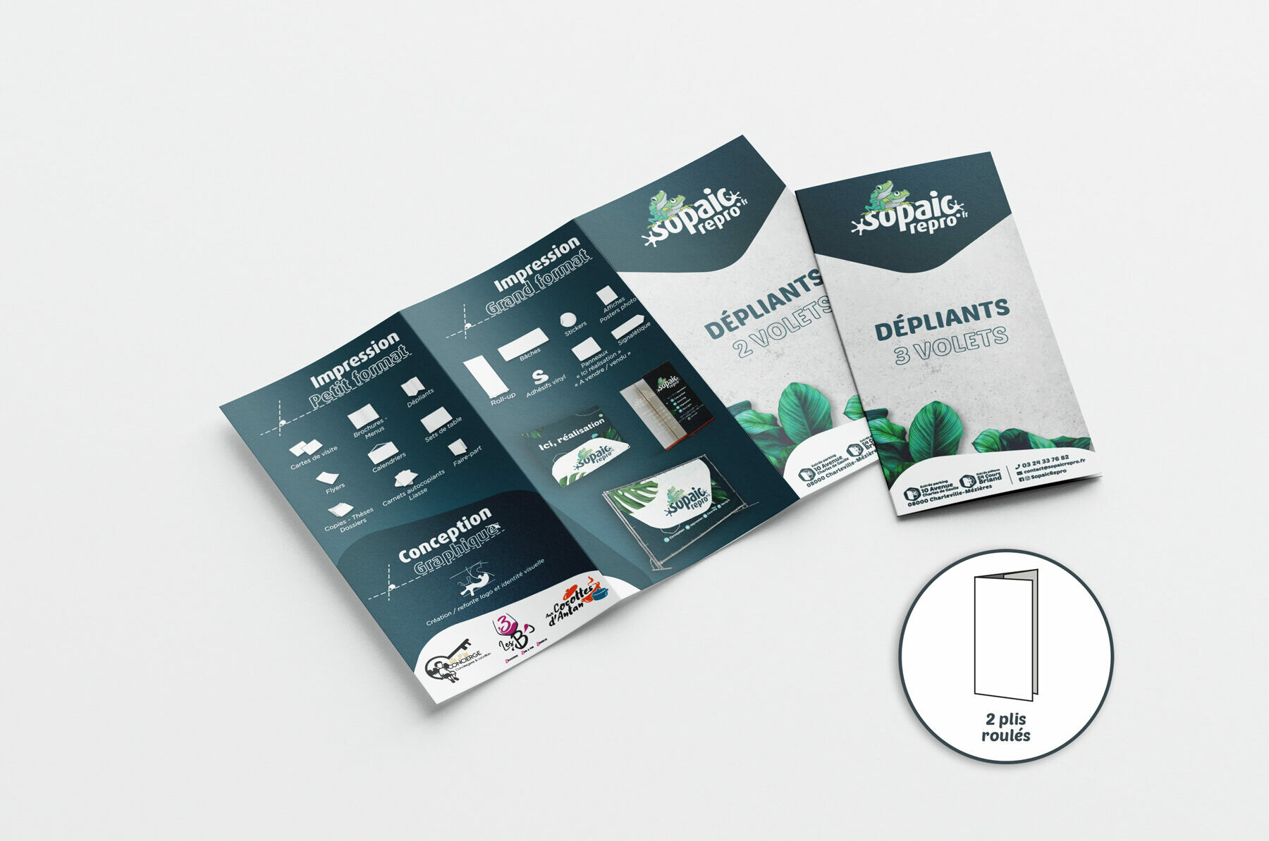 Dépliant 3 volets
