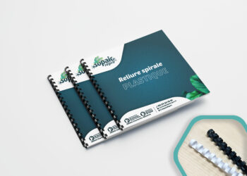 Reliure spirale plastique