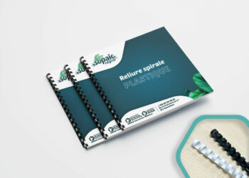 Reliure spirale plastique