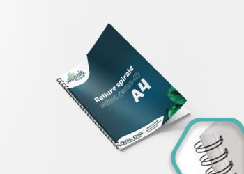 Reliure spirale métallique