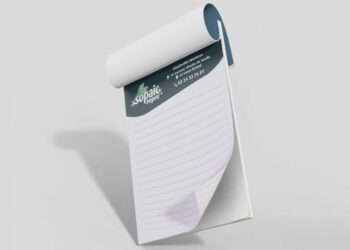 Bloc-notes encollé