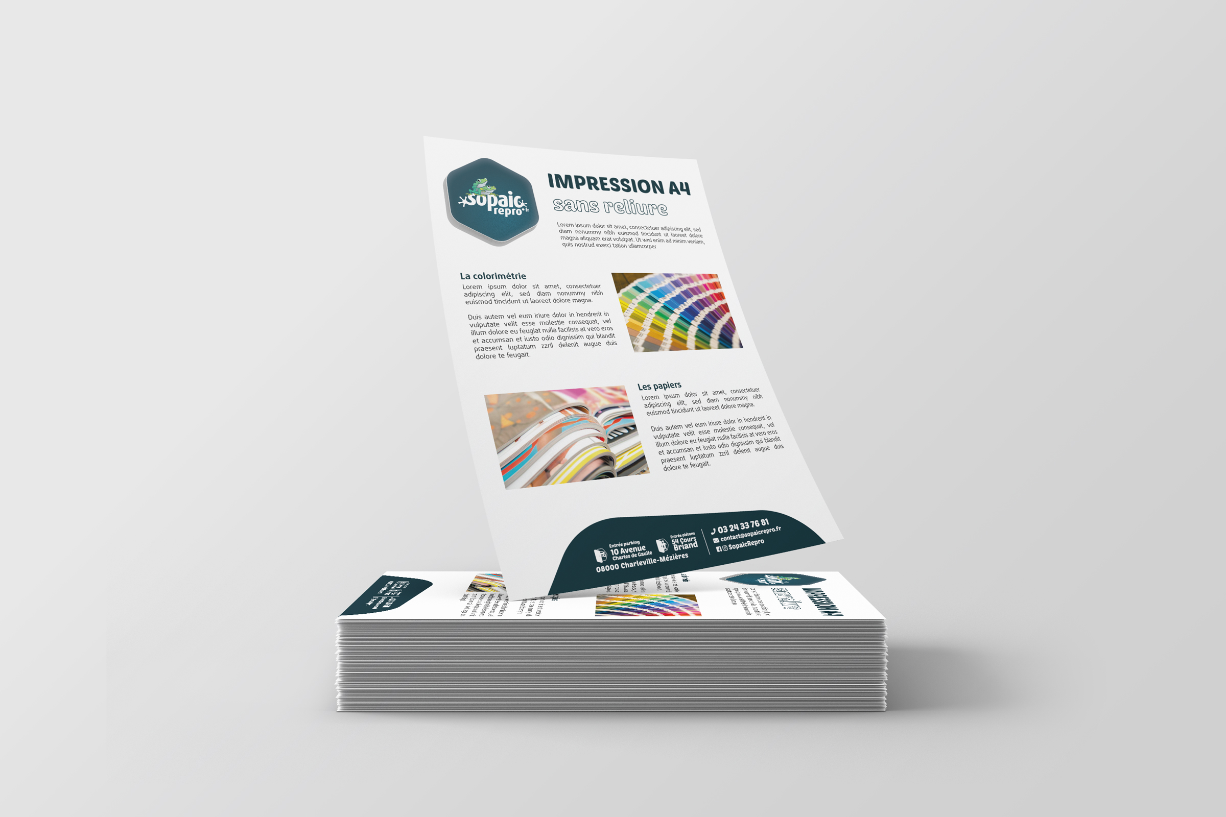 Impression sans reliure