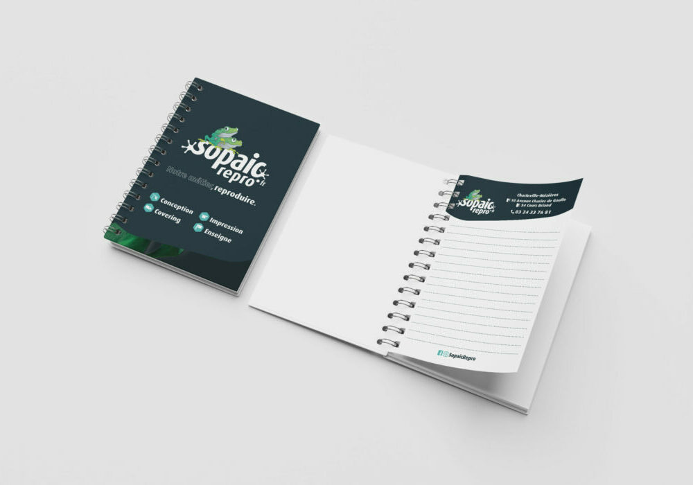 Bloc-notes à spirale