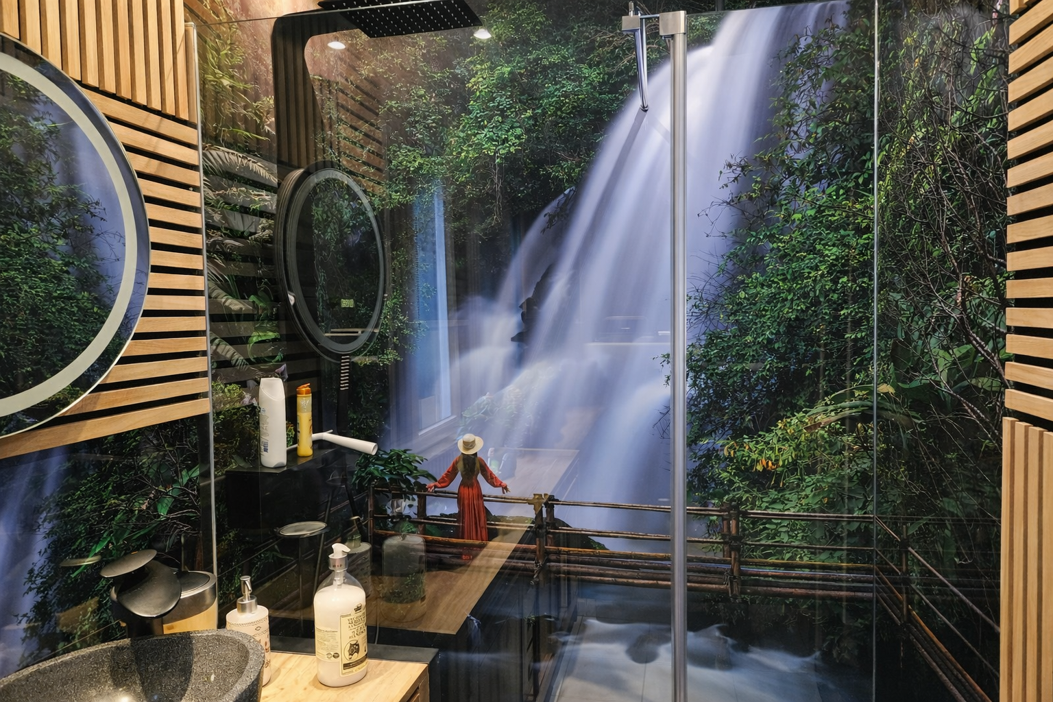 Crédence de salle de bain