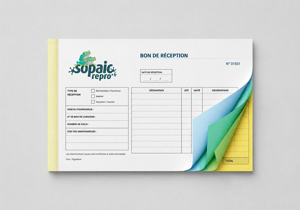 Carnet autocopiant